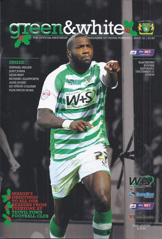 Yeovil Town FC v Blackburn Rovers FC